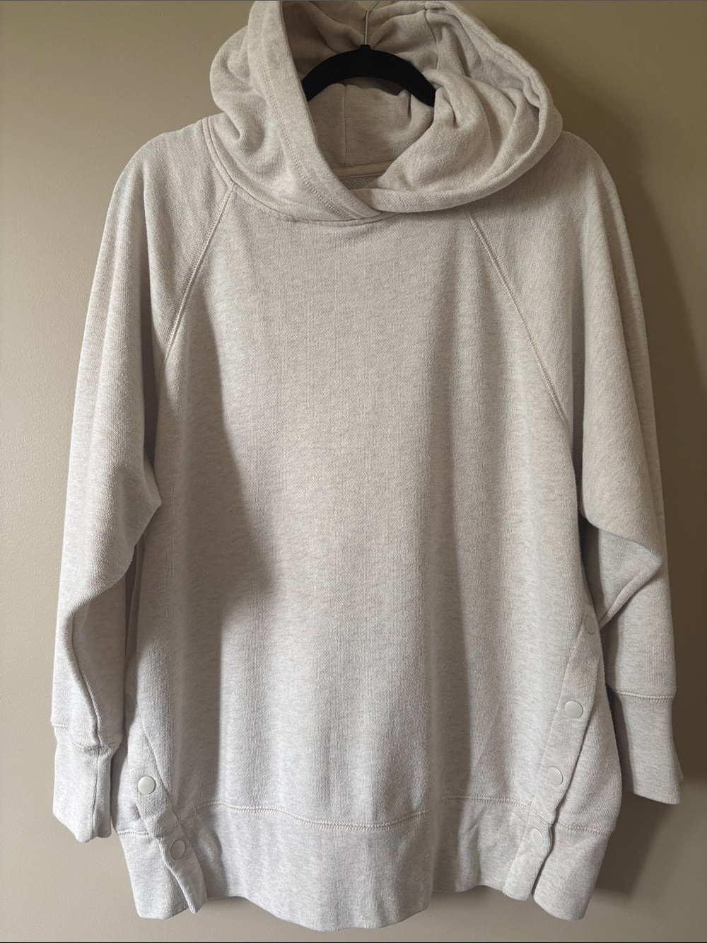aerie Cream Hooded Pullover Sweatshirt